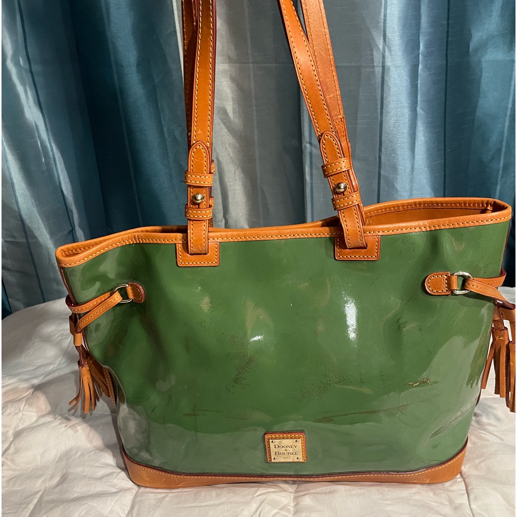 Brand New Green Dooney And Bourke Handbag With Defects